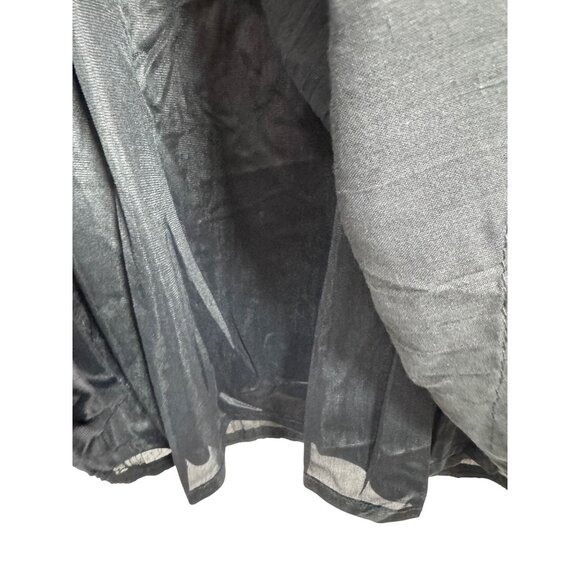 VTG Chez California lagen look crochet whimsygoth dress black sz US 8 - Picture 8 of 9